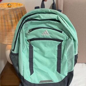 Adidas Mint and Gray Backpack